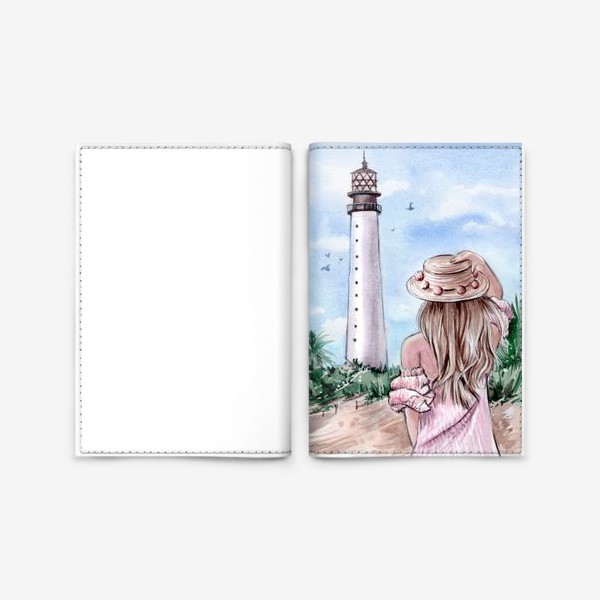 Обложка для паспорта «маяк Майами»