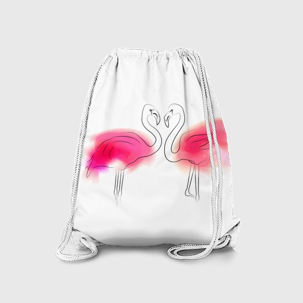 Рюкзак «Пара фламинго»
