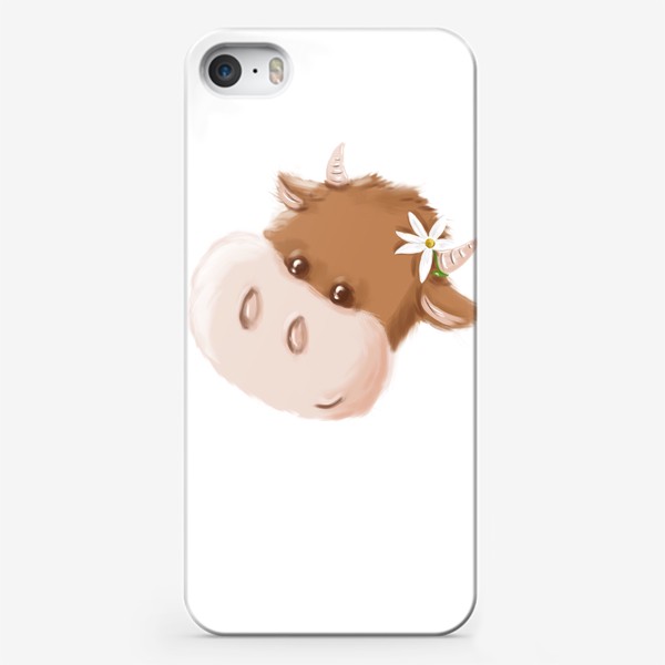 Чехол iPhone «Летний милый бычок. Символ 2021»
