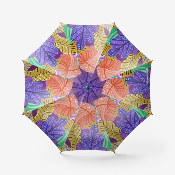 Зонт «Абстрактные растения»