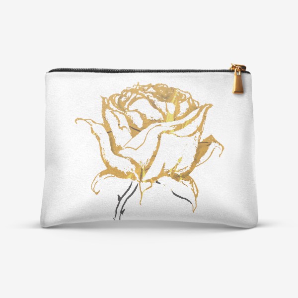 Косметичка «Rose. Black and gold»
