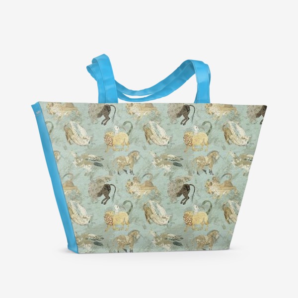 Пляжная сумка «Мифические животные древнего мира»