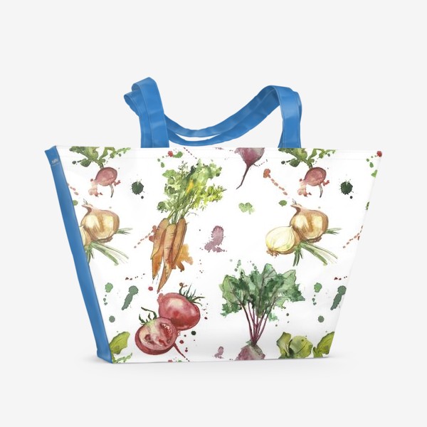 Пляжная сумка &laquo;овощи&raquo;
