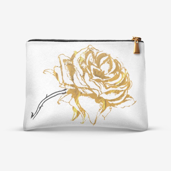 Косметичка «Rose. Black and gold 2»