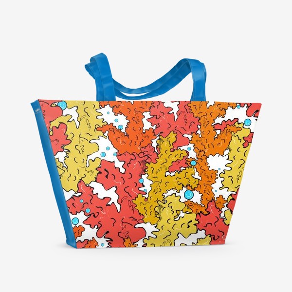 Пляжная сумка «кораллы»