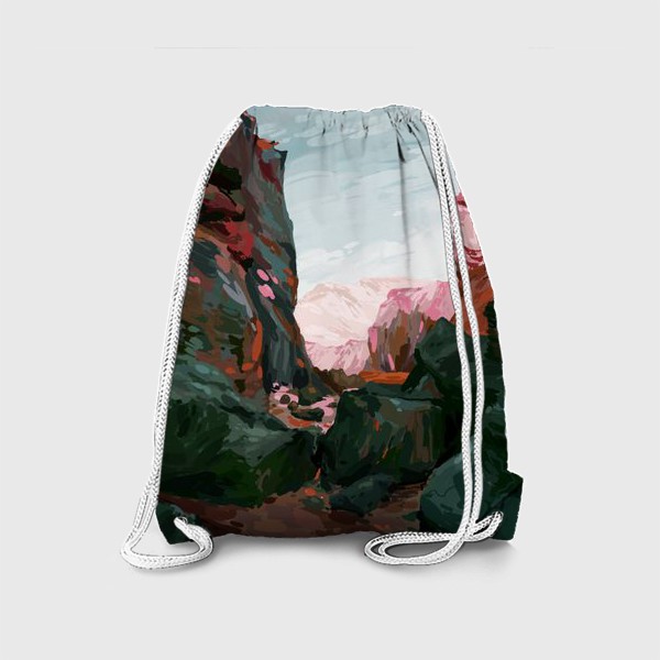 Рюкзак «горы и закат»