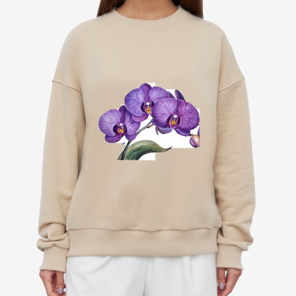 Свитшот «Ветка орхидеи»
