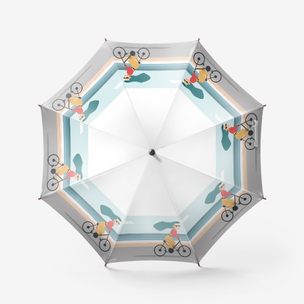 Зонт «на велике вдоль пляжа»