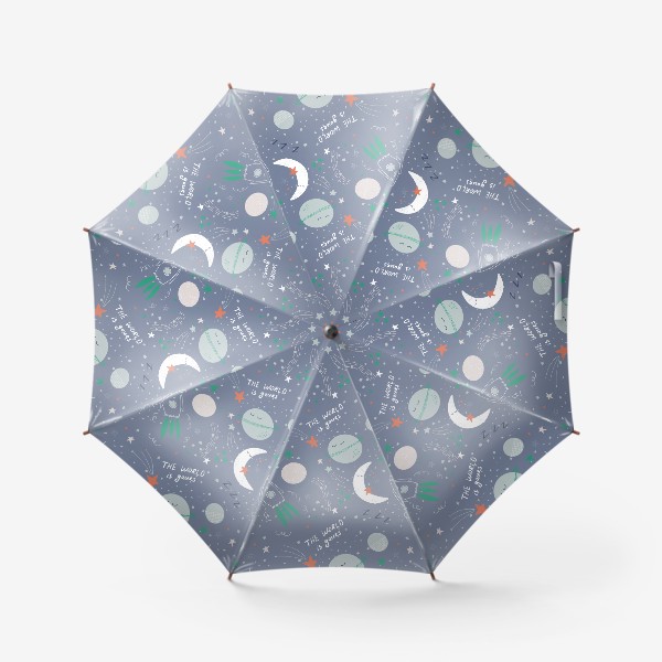 Зонт «Детский космический паттерн»