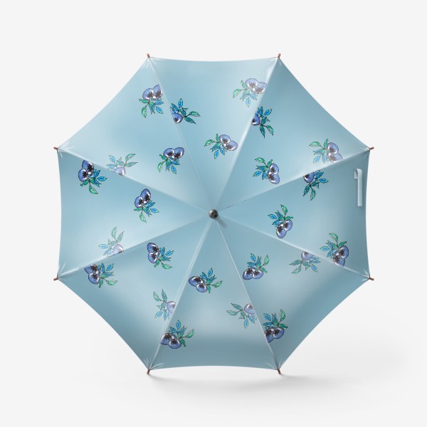Зонт «Фон с россыпью голубики»