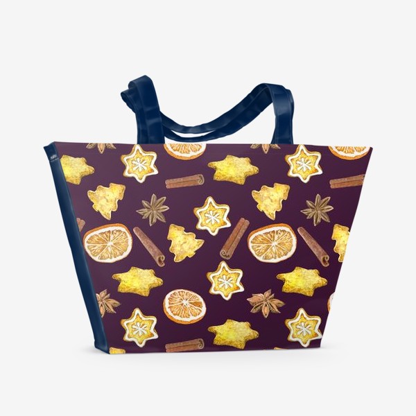Пляжная сумка «печенье и пряности »