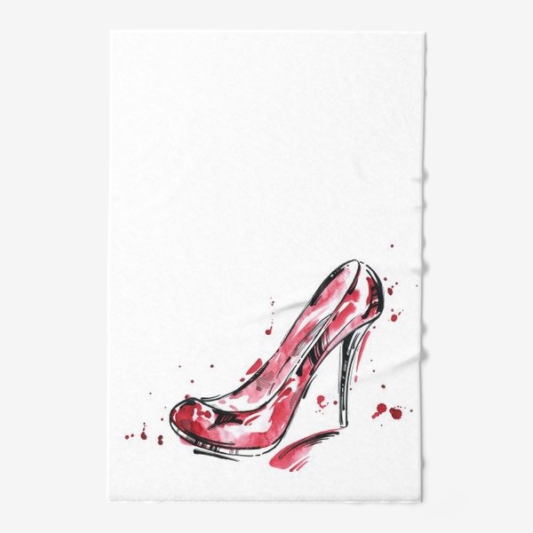 Полотенце «Красная туфелька»