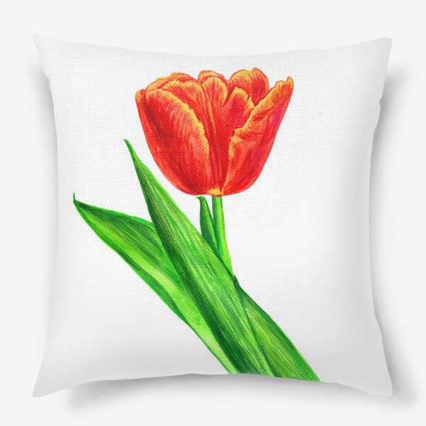 Подушка «Красный тюльпан»