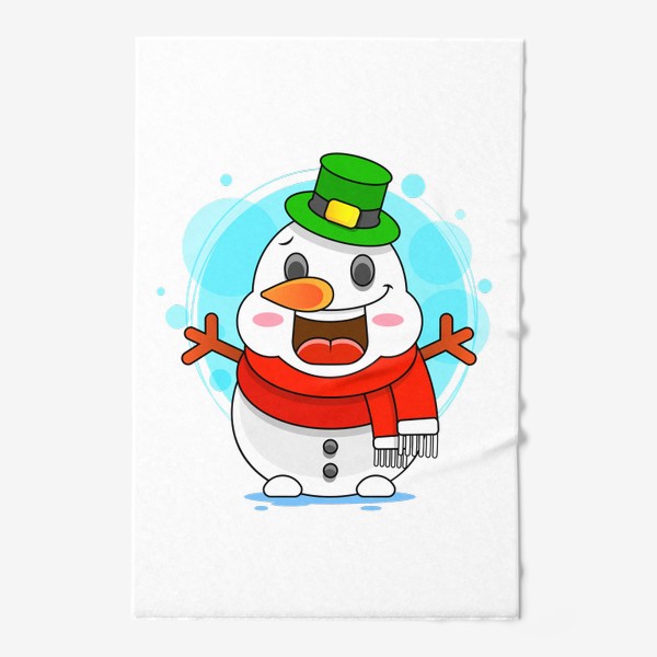 Полотенце «Снеговик»