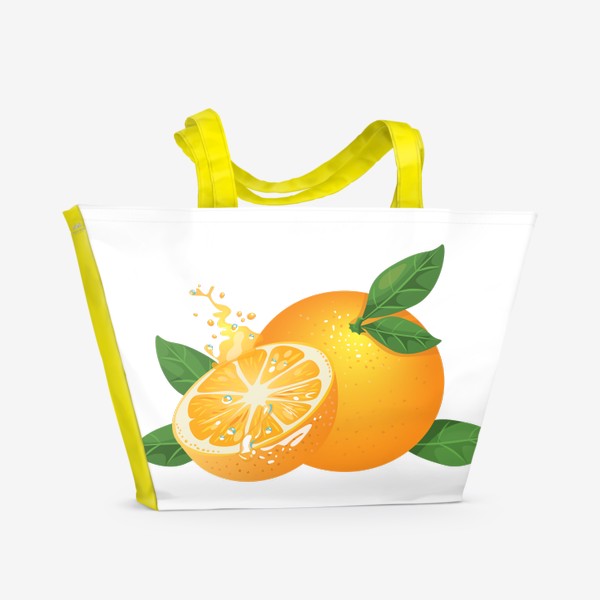 Пляжная сумка «Сочный апельсин»
