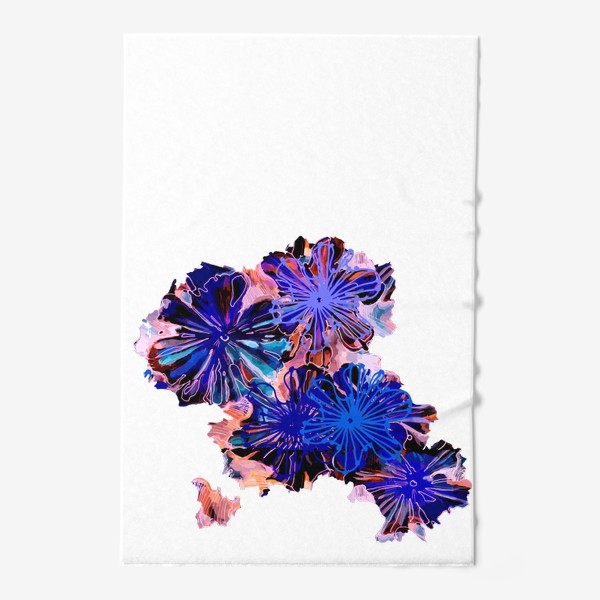 Полотенце «Фиолетовые цветы»