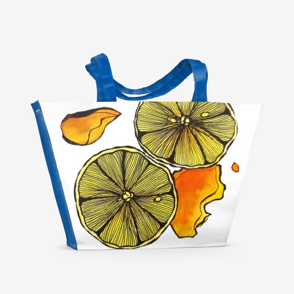 Пляжная сумка «Сочный цитрус»