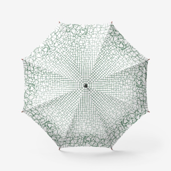 Зонт «Геометрия сетка квадраты треугольники»