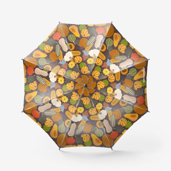 Зонт «Тыквенное разнообразие»