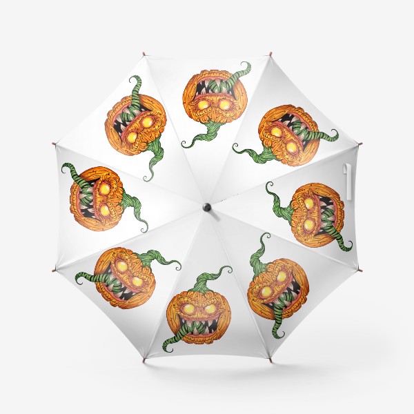 Зонт «Злая тыква»