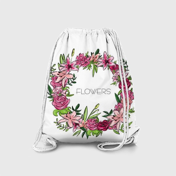 Рюкзак «Иллюстрация цветы»