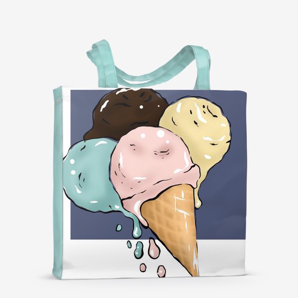 Сумка-шоппер «Мороженое ассорти»