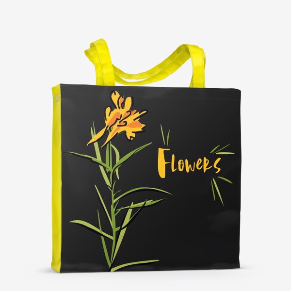 Сумка-шоппер «Желтый цветок»