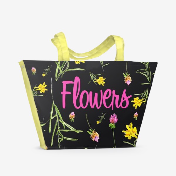 Пляжная сумка «Flowers»