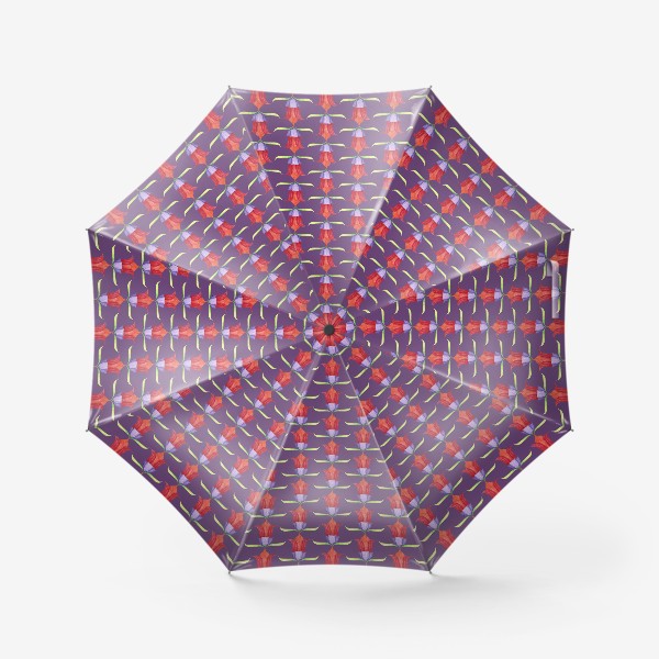 Зонт «декоративные цветы»