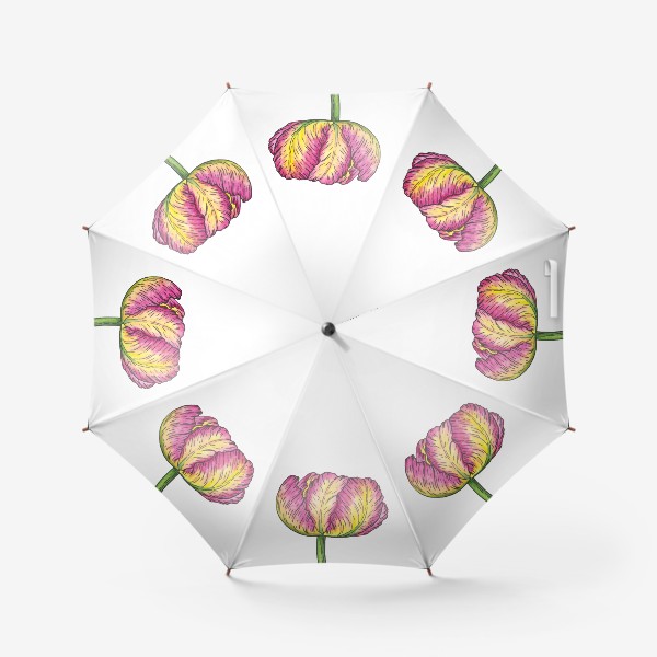 Зонт «Тюльпан. Акварель »
