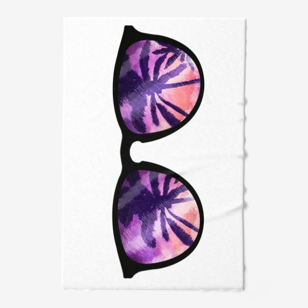 Полотенце «Лето. Солнечные очки. Пальмы»