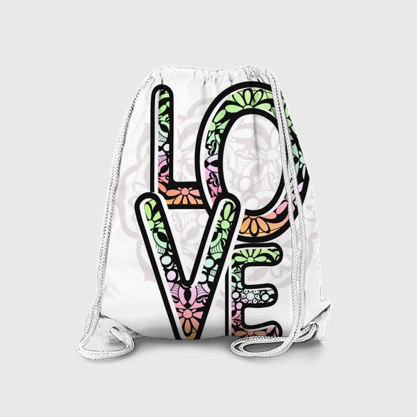Рюкзак «Любовь. Надпись. Лето»