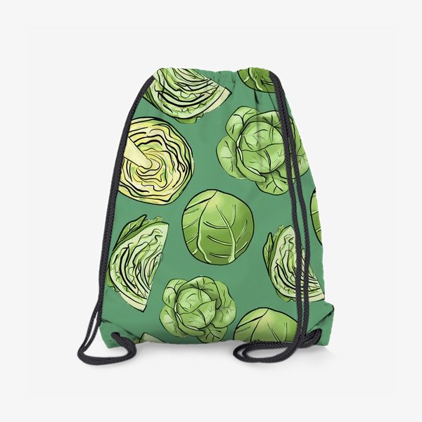 Рюкзак «Капуста на зеленом»
