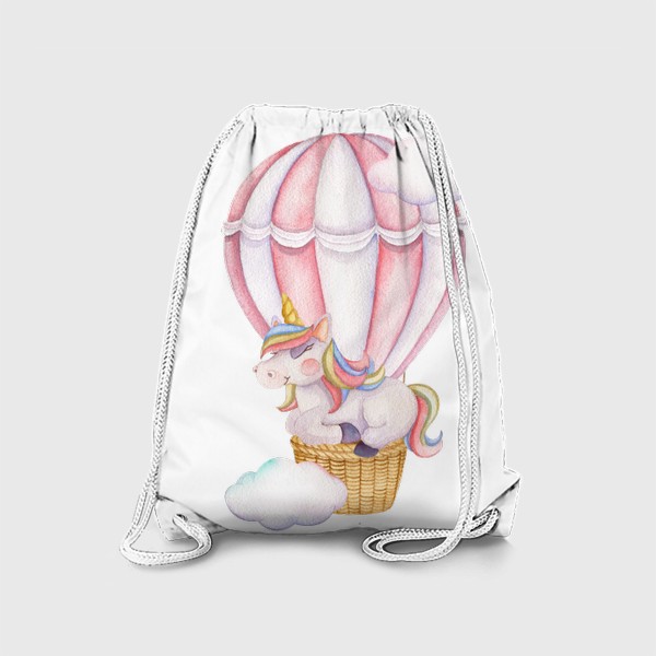 Рюкзак «Единорог на розовом шаре»
