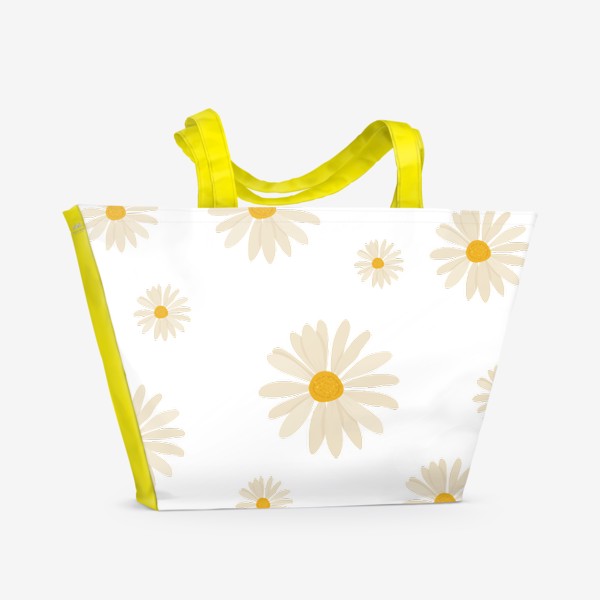 Пляжная сумка &laquo;Ромашки. Летние цветы&raquo;