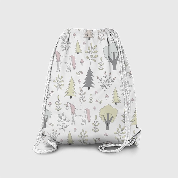 Рюкзак «Единороги в лесу»