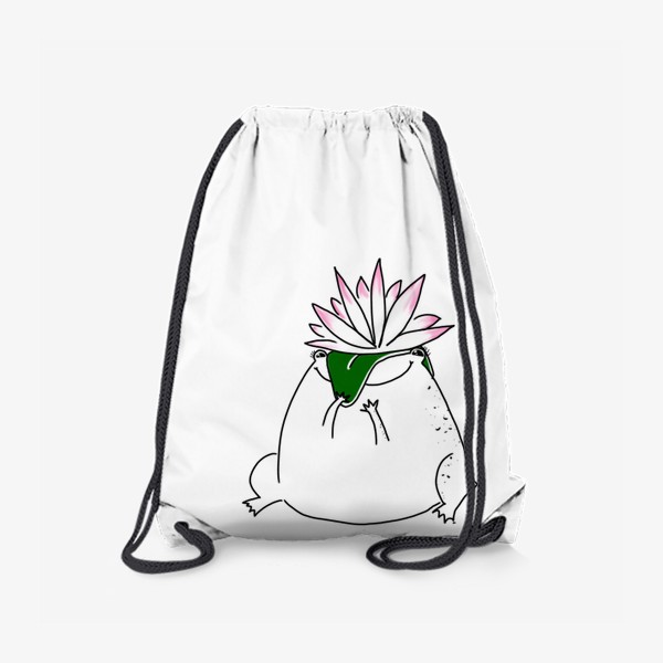Рюкзак «Царевна лягушка. Жабка с цветком»