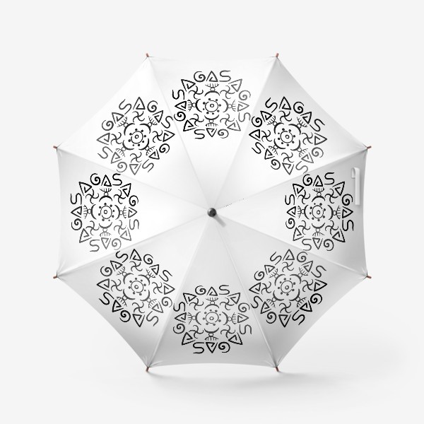 Зонт «Ритуальная мандала»