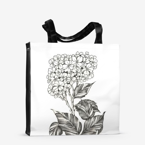Сумка-шоппер «Цветы цветущая Гортензия »