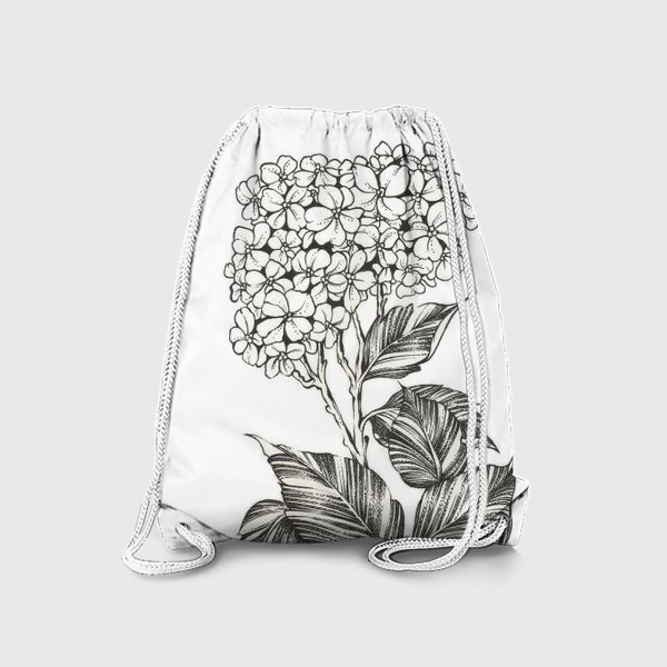 Рюкзак «Цветы цветущая Гортензия »