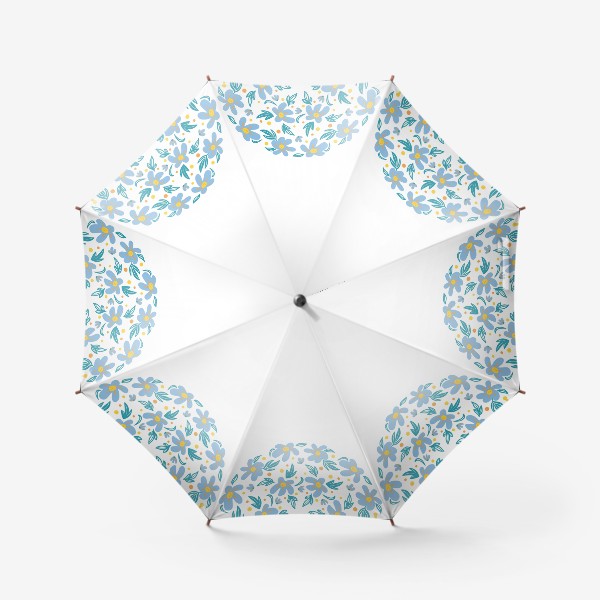 Зонт «Незабудки, шар»