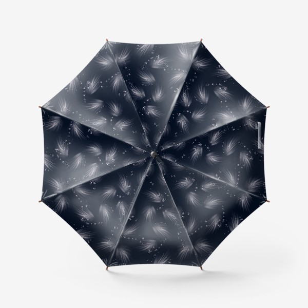 Зонт «перья в пузырях»