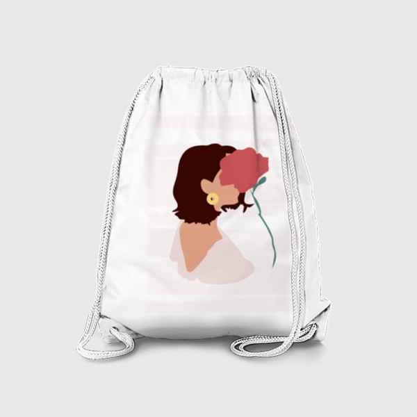Рюкзак «Девушка с цветком »