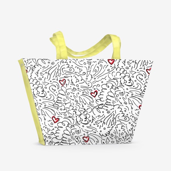 Пляжная сумка «Люблю тебя!»
