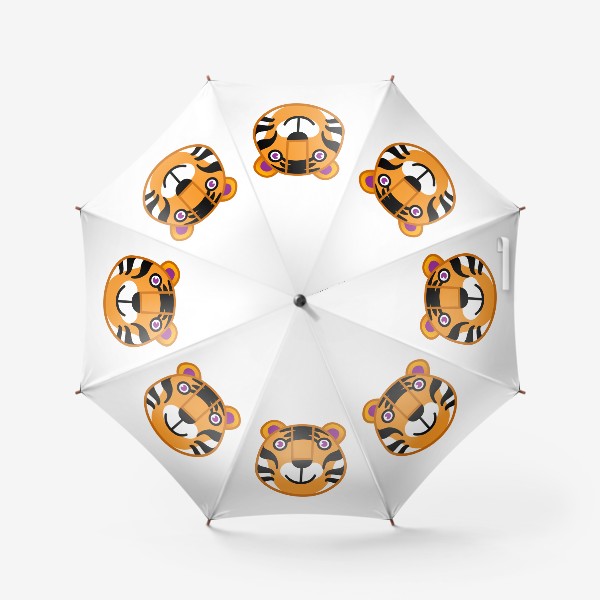 Зонт «Милая тигриная морда. Тигр, просто тигр»