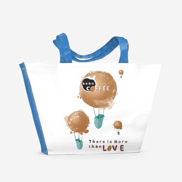 Пляжная сумка «Что может быть лучше кофе»