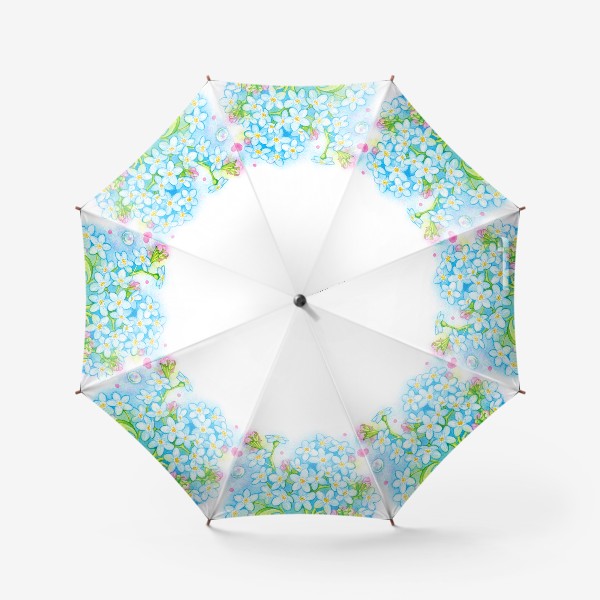 Зонт «Кармашек с незабабудками»