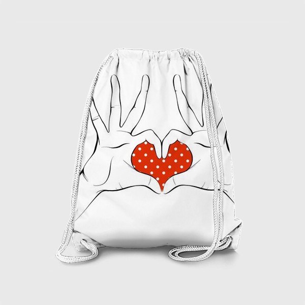 Рюкзак «Сердечко из рук»