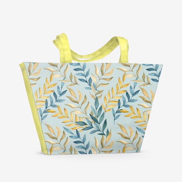 Пляжная сумка «Винтажные ветви»