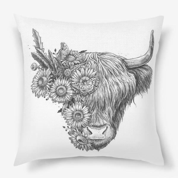 Подушка «Floral bull»